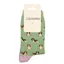 Schoffel Ladies Single Cotton Sock - Green Spaniel